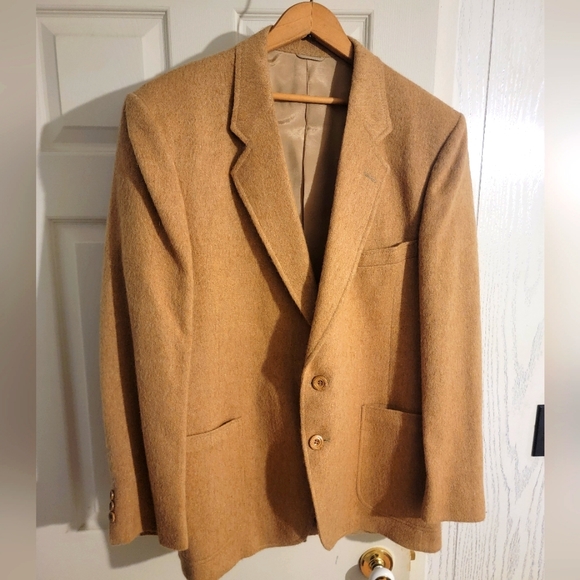 Mens Camel Hair Sports Blazer - Picture 1 of 6